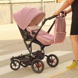 diseño a medida y hecho a mano Carrito Jane epic personalizado con tejido Brisa por Bondesio