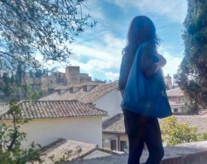 Bolso origami de Bondesio