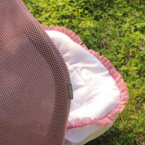 Maxicosi Brisa rosa confeccionada por Bondesio