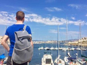 Mochila Saca gris de Bondesio