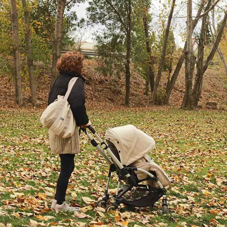 Bolso, capota y saco silla diseñado y confeccionado por Bondesio