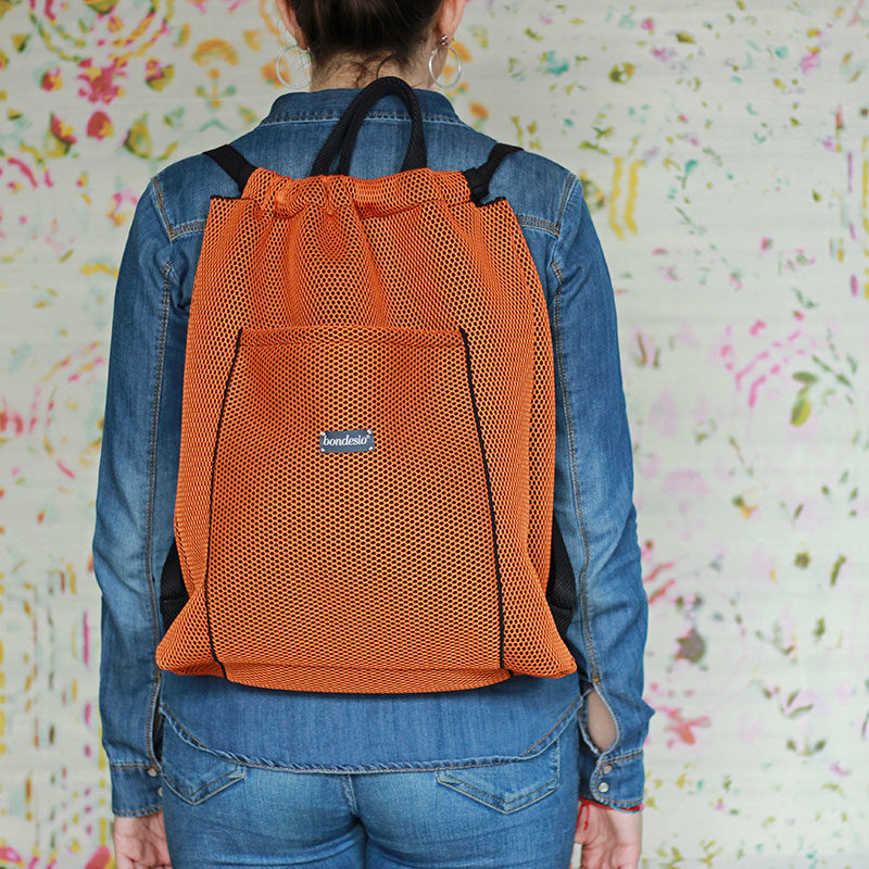 mochila panera transpirable